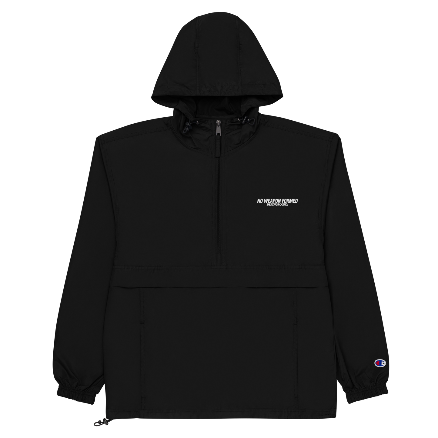 NO WEAPON FORMED WATER RESISTANT PULLOVER JACKET