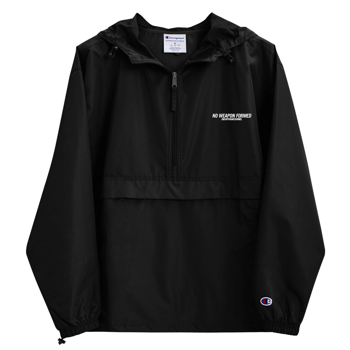 NO WEAPON FORMED WATER RESISTANT PULLOVER JACKET