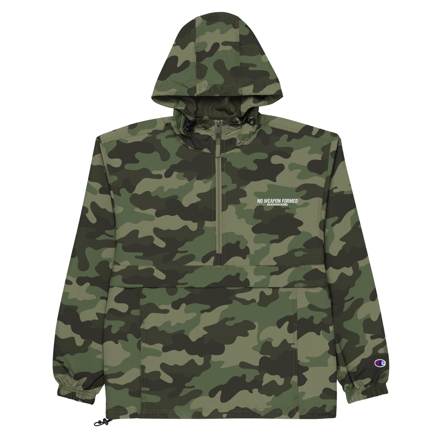 NO WEAPON FORMED WATER RESISTANT PULLOVER JACKET