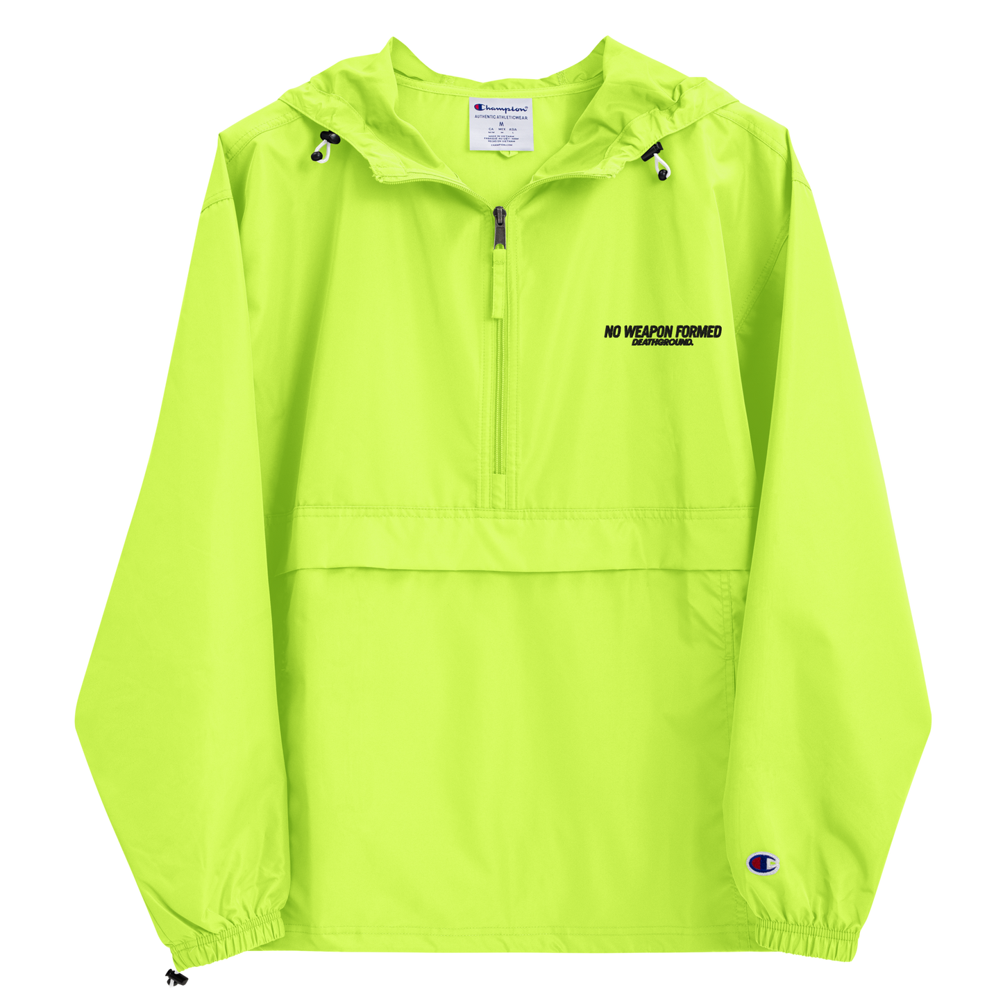 NO WEAPON FORMED WATER RESISTANT PULLOVER JACKET