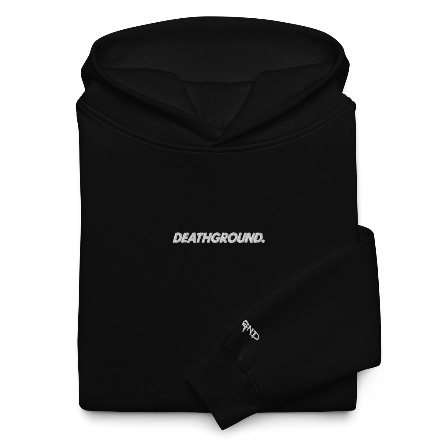 DEATHGROUND STRONG EMBROIDERED HOODIE